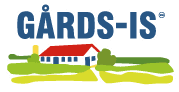 A logo displaying the words "Gards Is" and showing a farm located amongst a field.